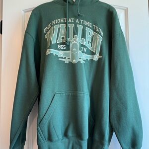 One Night At A Time Tour Green Pullover Hoodie